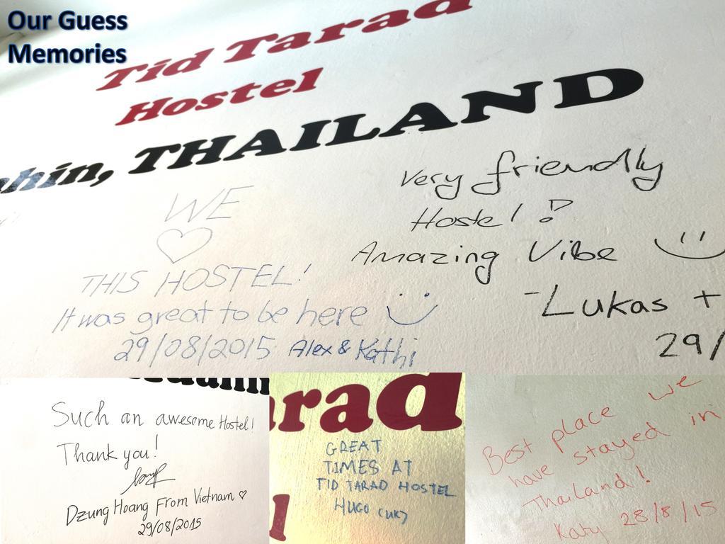 Tid Tarad Hostel ホアヒン郡 エクステリア 写真